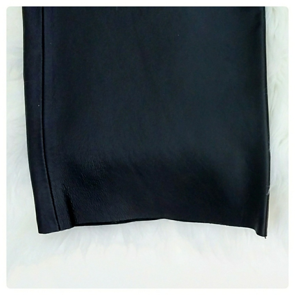 Apostrophe Black Leather Pants - Picture 8 of 8